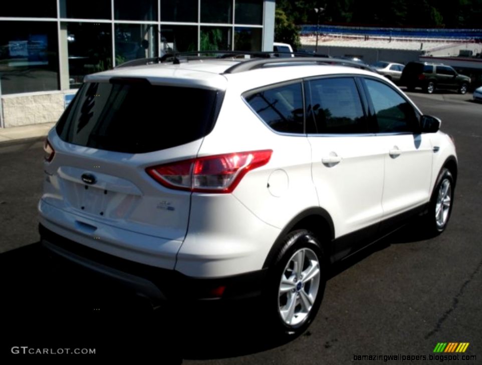 2013 Ford Escape White Platinum