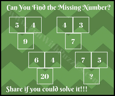 Fun math picture puzzle brain teaser Fun math picture puzzle brain teaser
