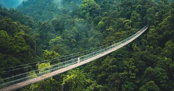 Situ Gunung Suspension Bridge The Longest Suspension Bridge In