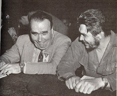 Enrique Lister junto a Ernesto "Che" Guevara.