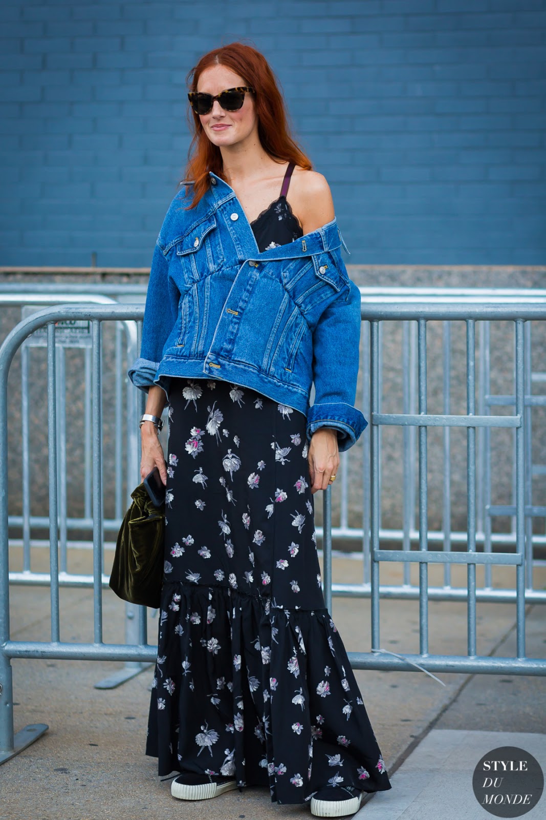 How to Wear a Floral Maxi Dress for Fall
