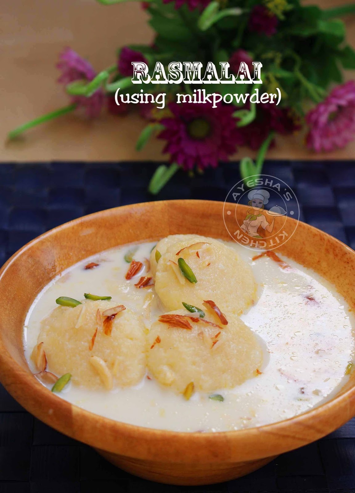 INDIAN DESSERT RASMALAI MILK POWDER RECIPES