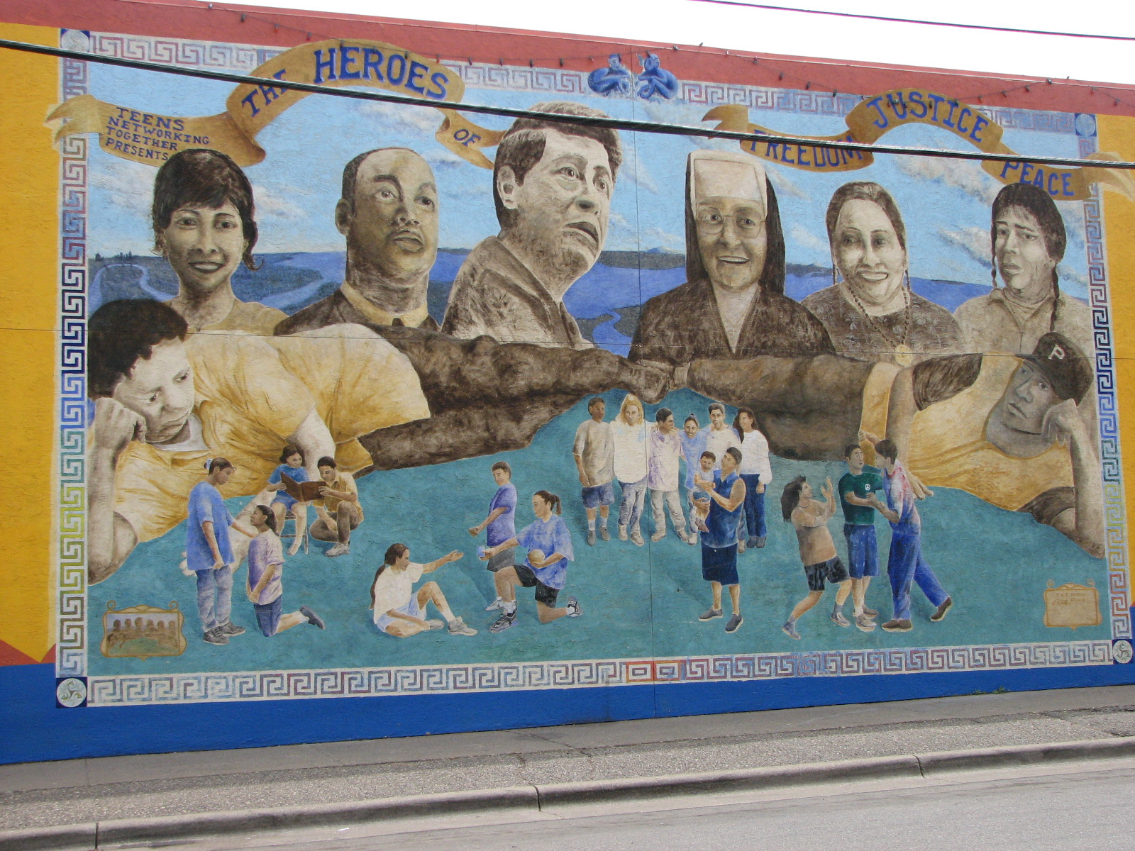 VISUAL SAINT PAUL West Side Story Mural, Mural on the Wall