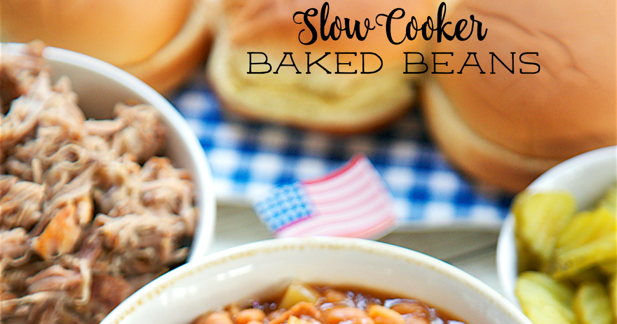 Slow Cooker Pineapple Baked Beans Plain Chicken