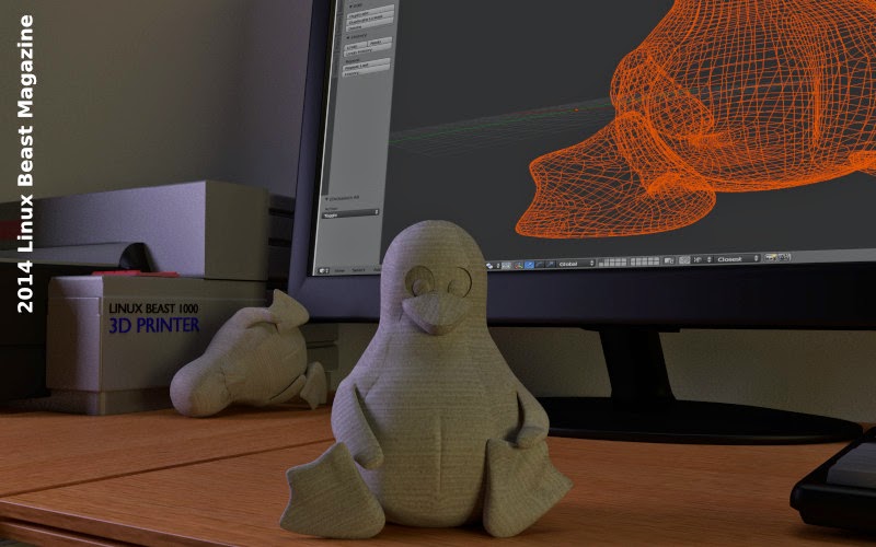 3D LINUX PENGUIN