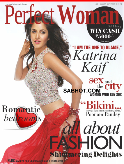 Katrina Kaif Looking Gorgeous In Red Sexy Pose Pic