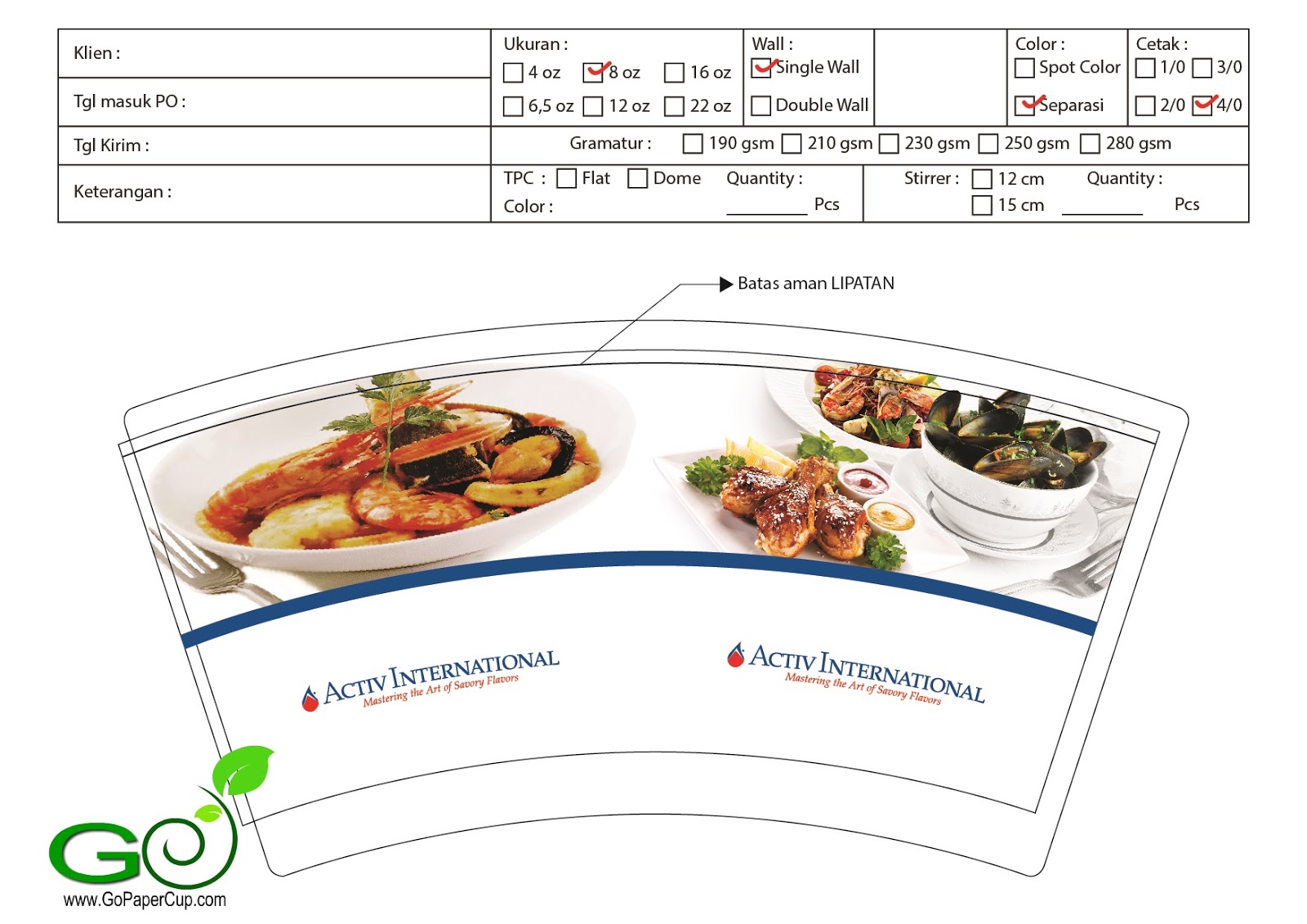 Begini Cara Kami Memberi Pilihan Paper Cup Desain Template / Paper Cup ...