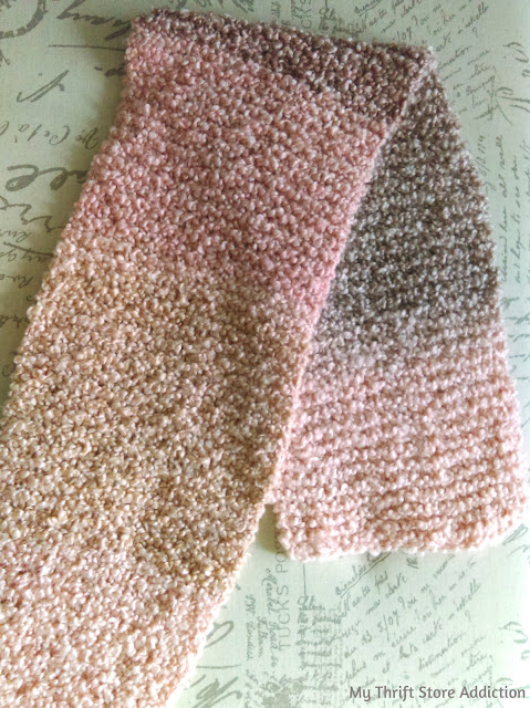 Lovely handmade blush ombre scarf from a local church holiday craft show handmade pink ombre scarf