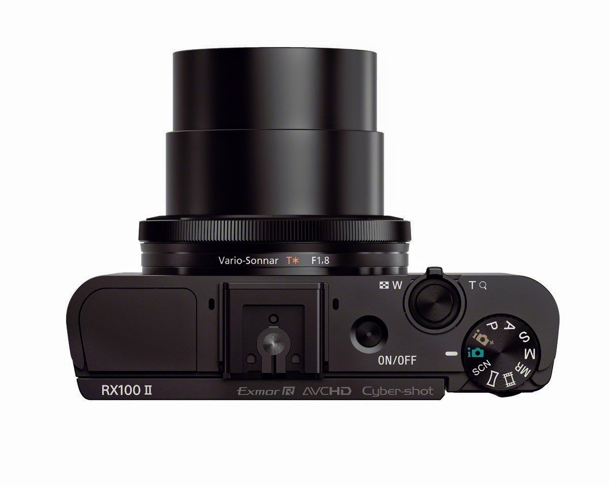 Sony DSC-RX100M II Cyber-shot Digital Still Camera, top view
