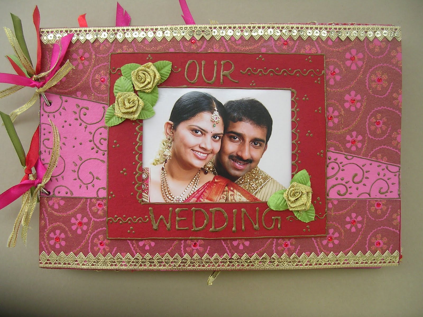 Handmade By Deepti Indian Wedding Scrapbook