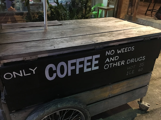 Coffee sign in Pai