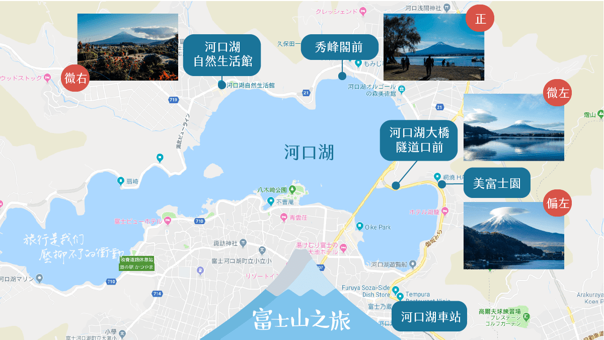 河口湖富士山拍攝點