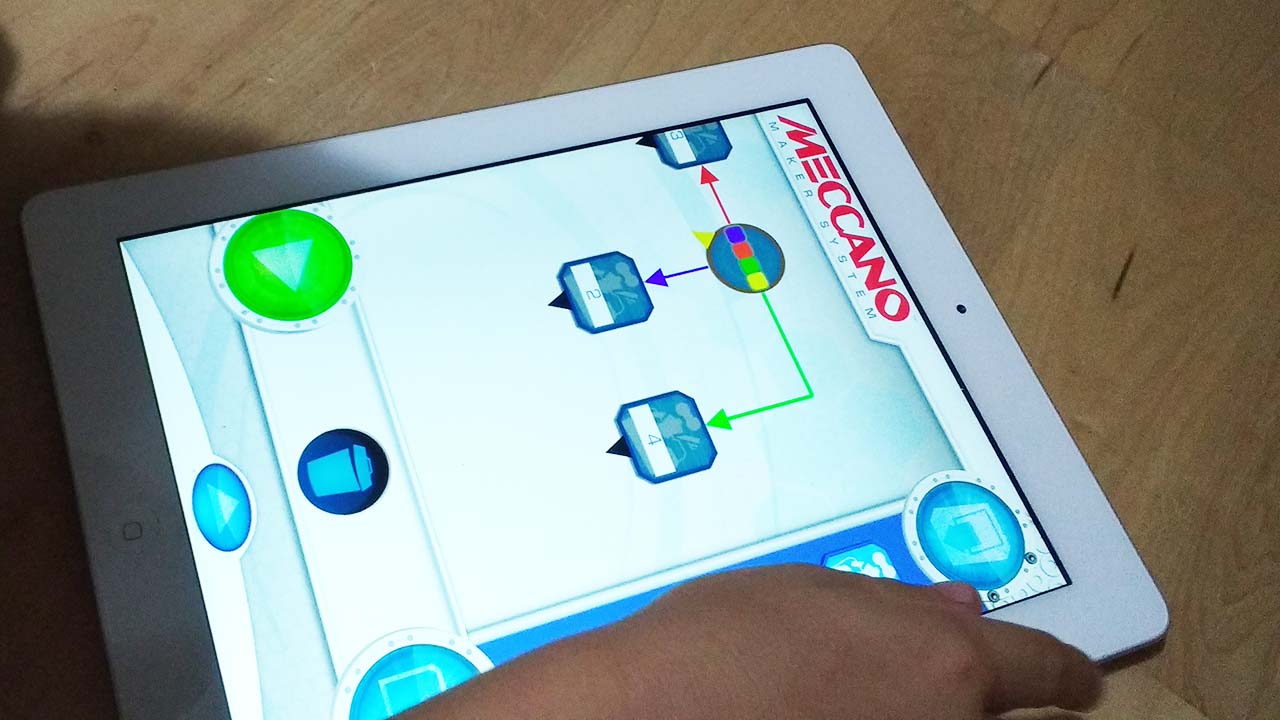 meccano robot programming