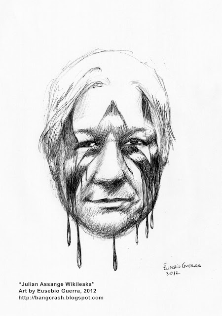 Julian Assange Wikileaks, Eusebio Guerra, 2012