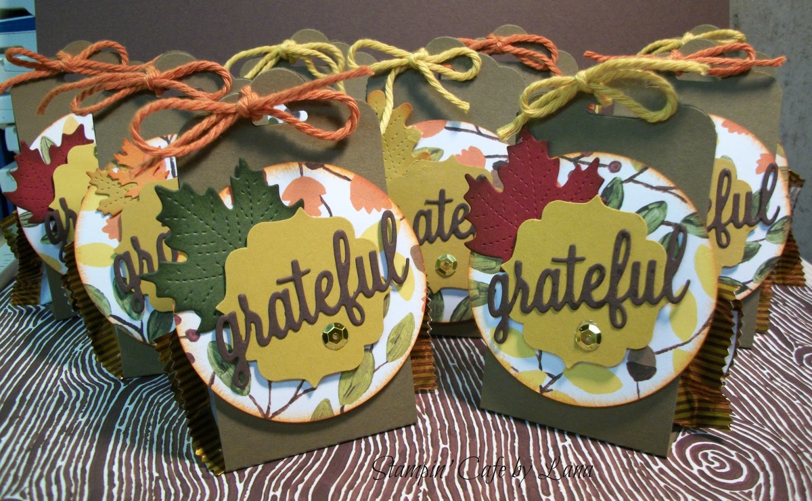 Stampin Cafe By Lana Thanksgiving Table Favors Stampin Cafe By Lana Thanksgiving Table Favors