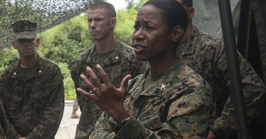 Wounded Times: Historical Marine Corps' first female African-American