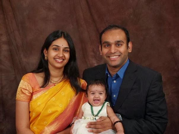 Telugu Actress Laya with Husband Dr. Sri Ganesh Gorty & Daughter Sloka Gorty | Telugu Actress Laya Family Photos | Real-Life Photos