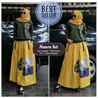 Haura Set Jual Baju Busana Muslim Wanita Haura Set Top