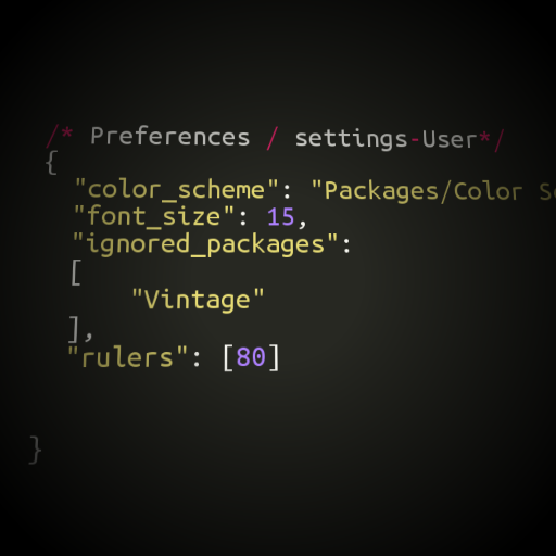 Sublime text 2 Setting vertical line after 80 characters CODING TIP