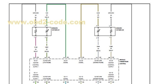 P0132,P0138,P0152,P0158, O2 Sensor Circuit High - Obd2-code