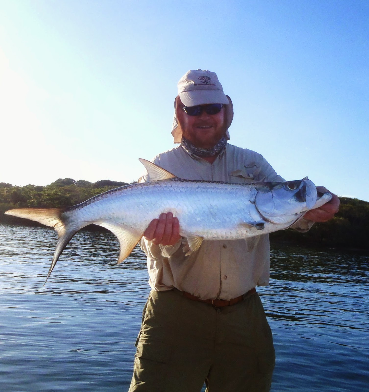 Light Tackle Adventure Tarpon Fishing ,Boqueron Bay Fly fishing for