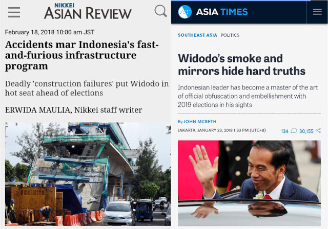 Jokowi Kembali Mendunia! Setelah “Smoke and Mirrors” Kini Ambruknya Infrastruktur “Fast & Furious”