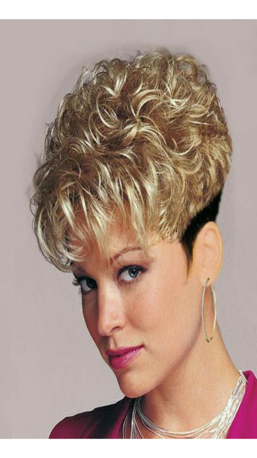Short and curly cuts from 80's and 90's.