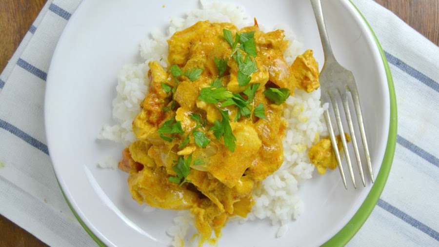 Pollo tikka masala receta