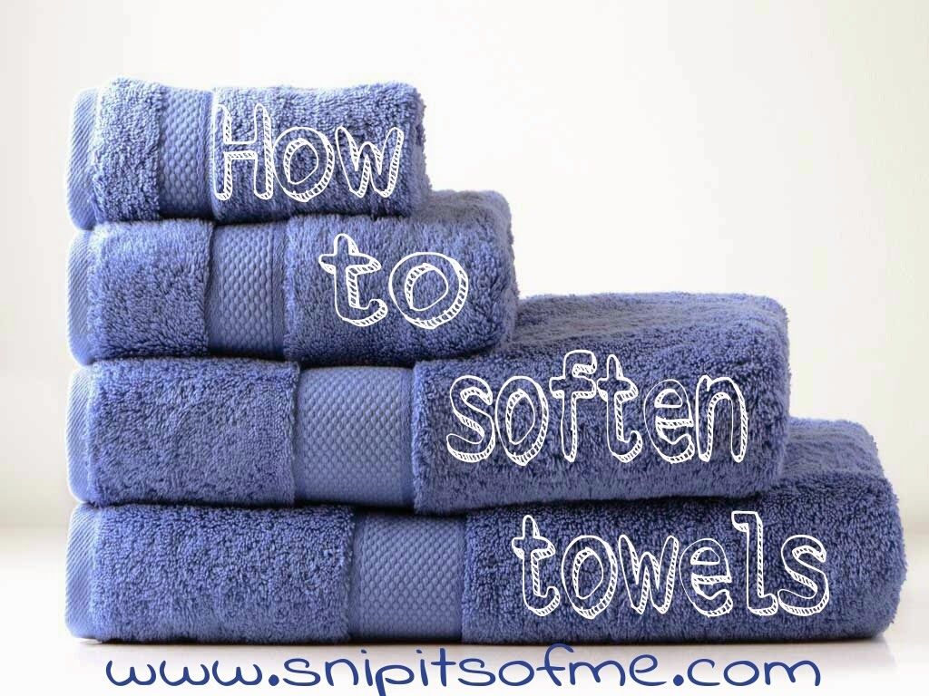 How to soften towels