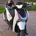 Sơn xe Honda Sh màu trắng bóng cực đẹp