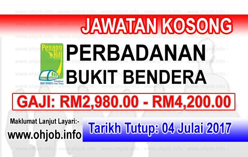 Jawatan Kosong Perbadanan Bukit Bendera Pulau Pinang 04 Julai 2017 Jawatan Kosong Kerajaan Swasta Terkini Malaysia 2020 2021