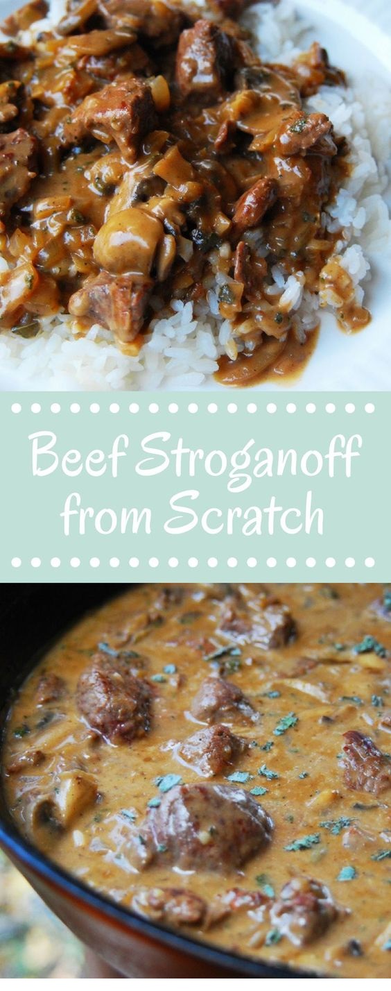 Homemade Easy Beef Stroganoff