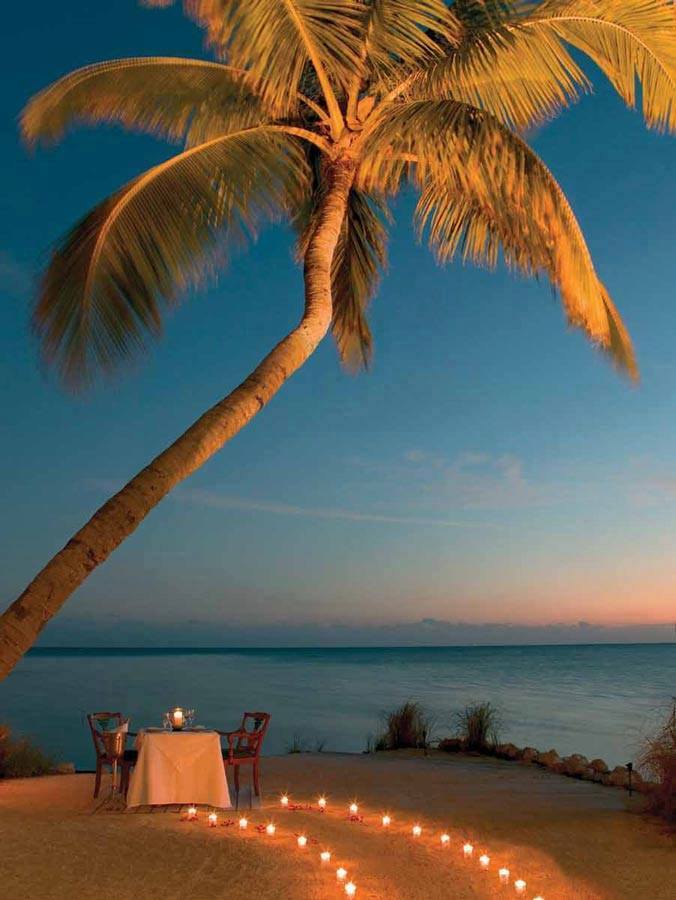 Energía yin relajante y romántica con velas