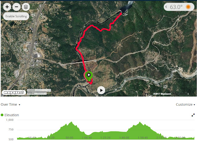 Hiking Lake Clementine Trail route and elevation