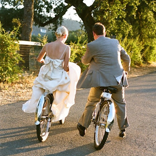 Couple Riding Bicycles
