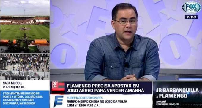 Eugênio diz que escolha no gol pode mudar rumo de Rueda no Flamengo: "Será odiado pela torcida"