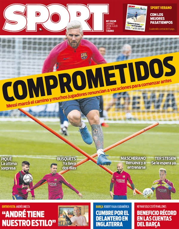 FC Barcelona, Sport: "Comprometidos"
