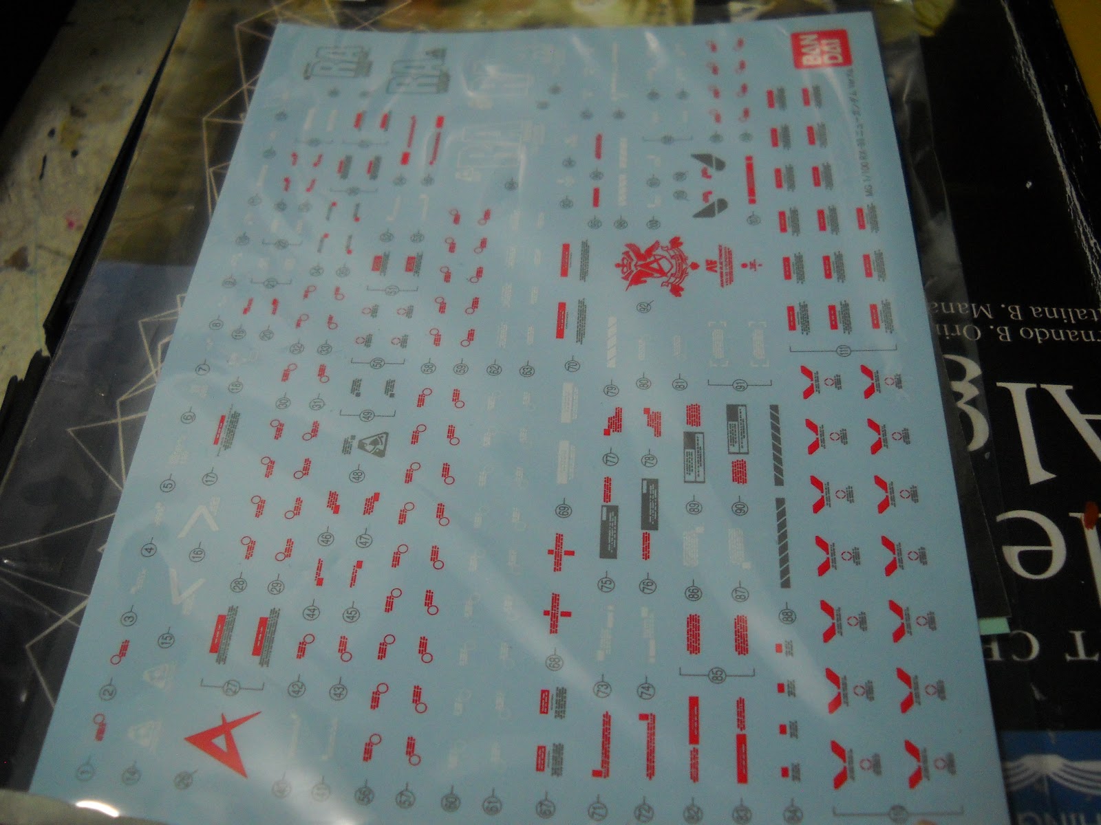 S S G U N P L A gundam tutorials how to apply water slide decals