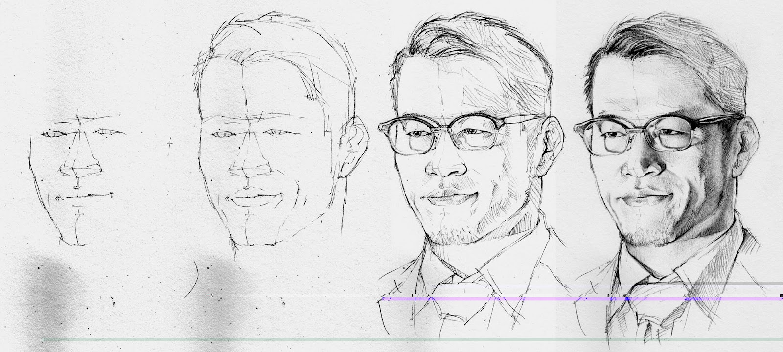 Sketsa Tips Menggambar Wajah