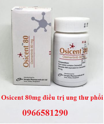 Osicent 80mg điều trị ung thư phổi