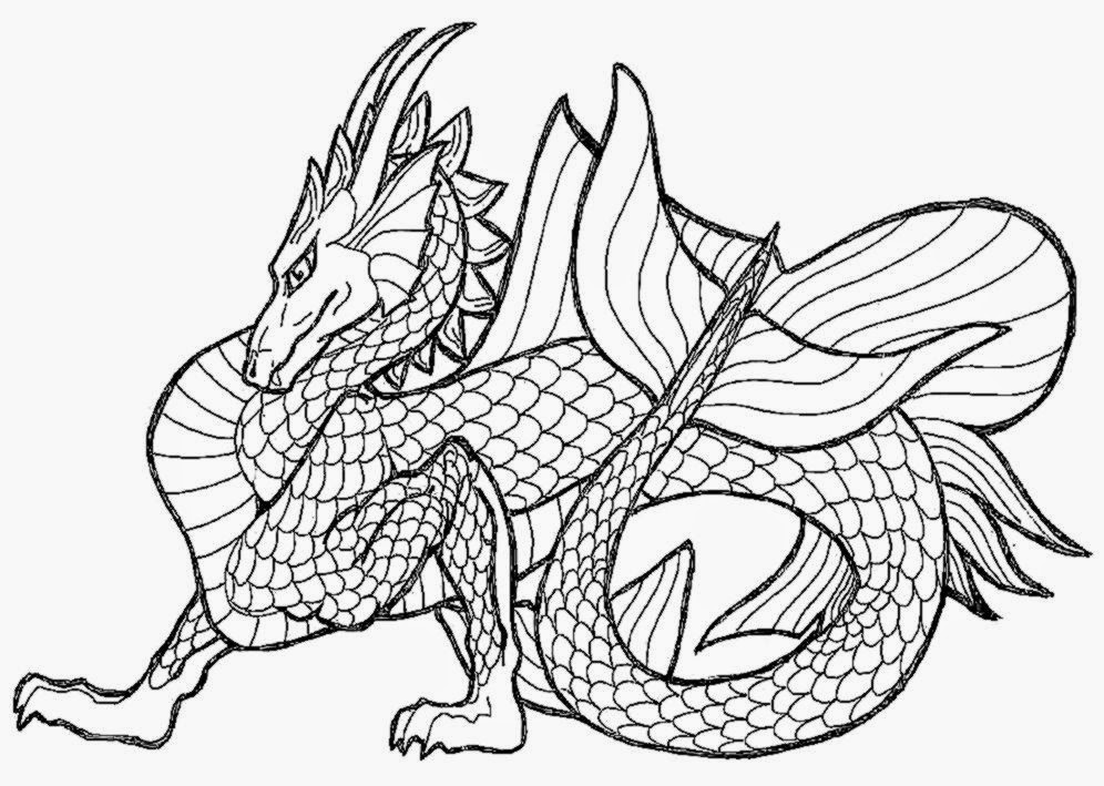 Pictures Of Dragons To Color | Free Coloring Pictures