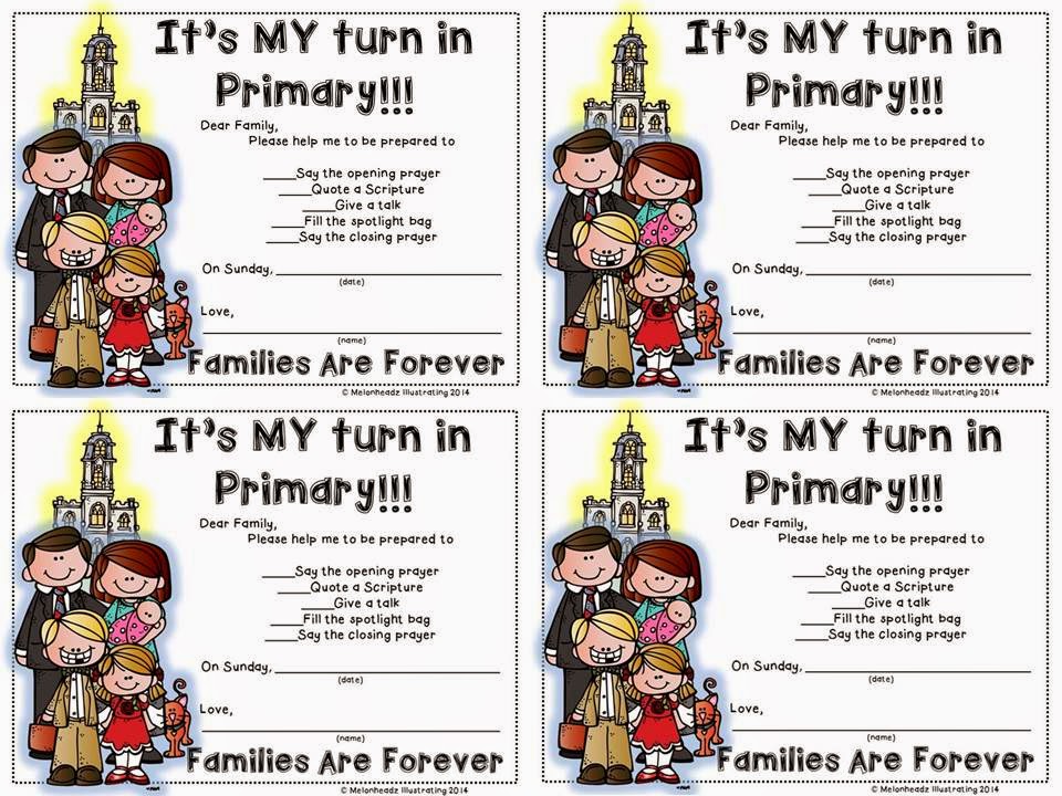 Melonheadz LDS Illustrating Classroom Door Posters And Primary 