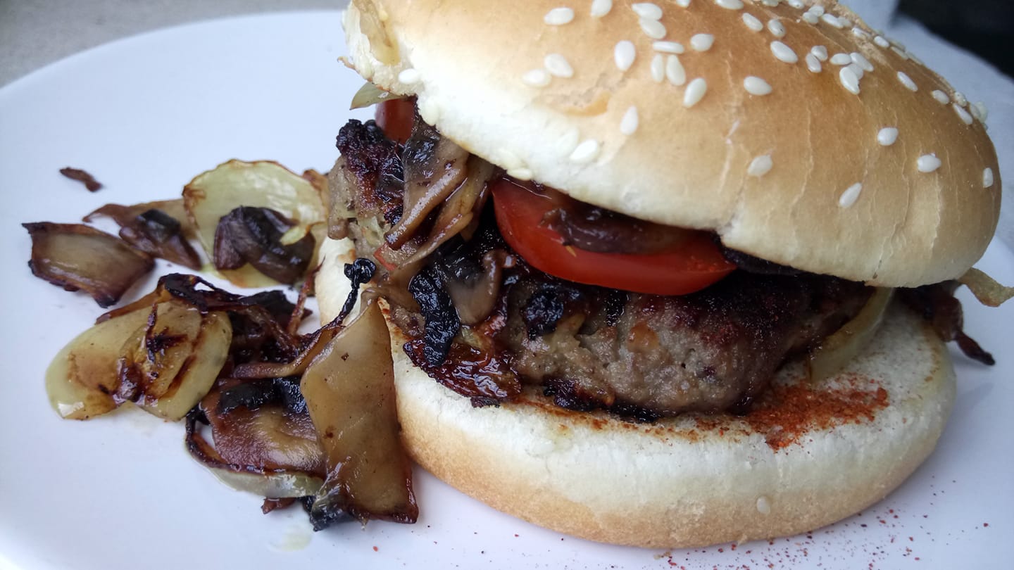 Caramelized Onion Jam Beef Burger - DeelishRecipes.com Cooking & Baking