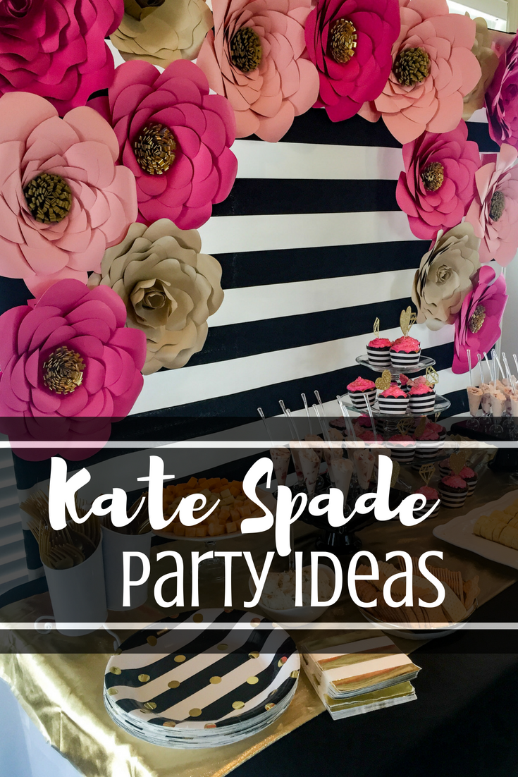 Kate Spade Bridal Shower Tips For Making Giant Paper Flowers Kate Spade Party Theme Ideas Bridal Shower Decorations
