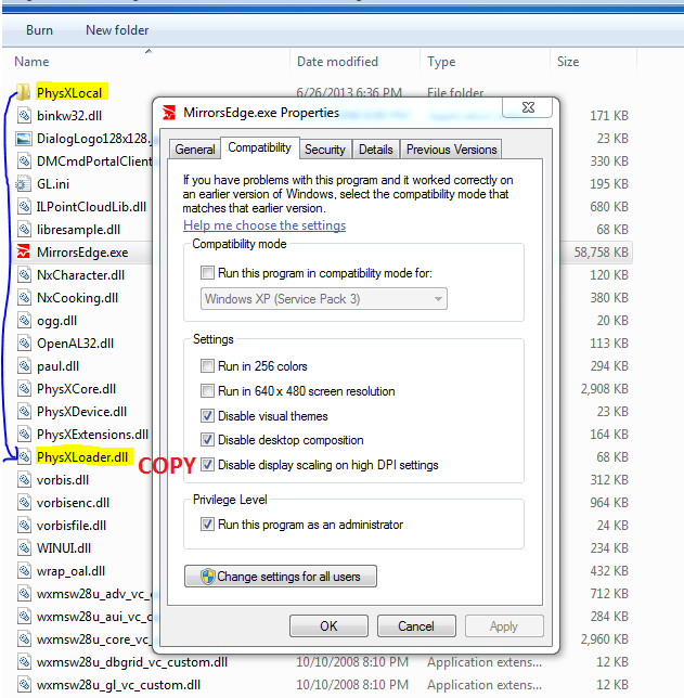 Mirror's edge STOPPED WORKING Windows 7 (FIX) PAZSAN