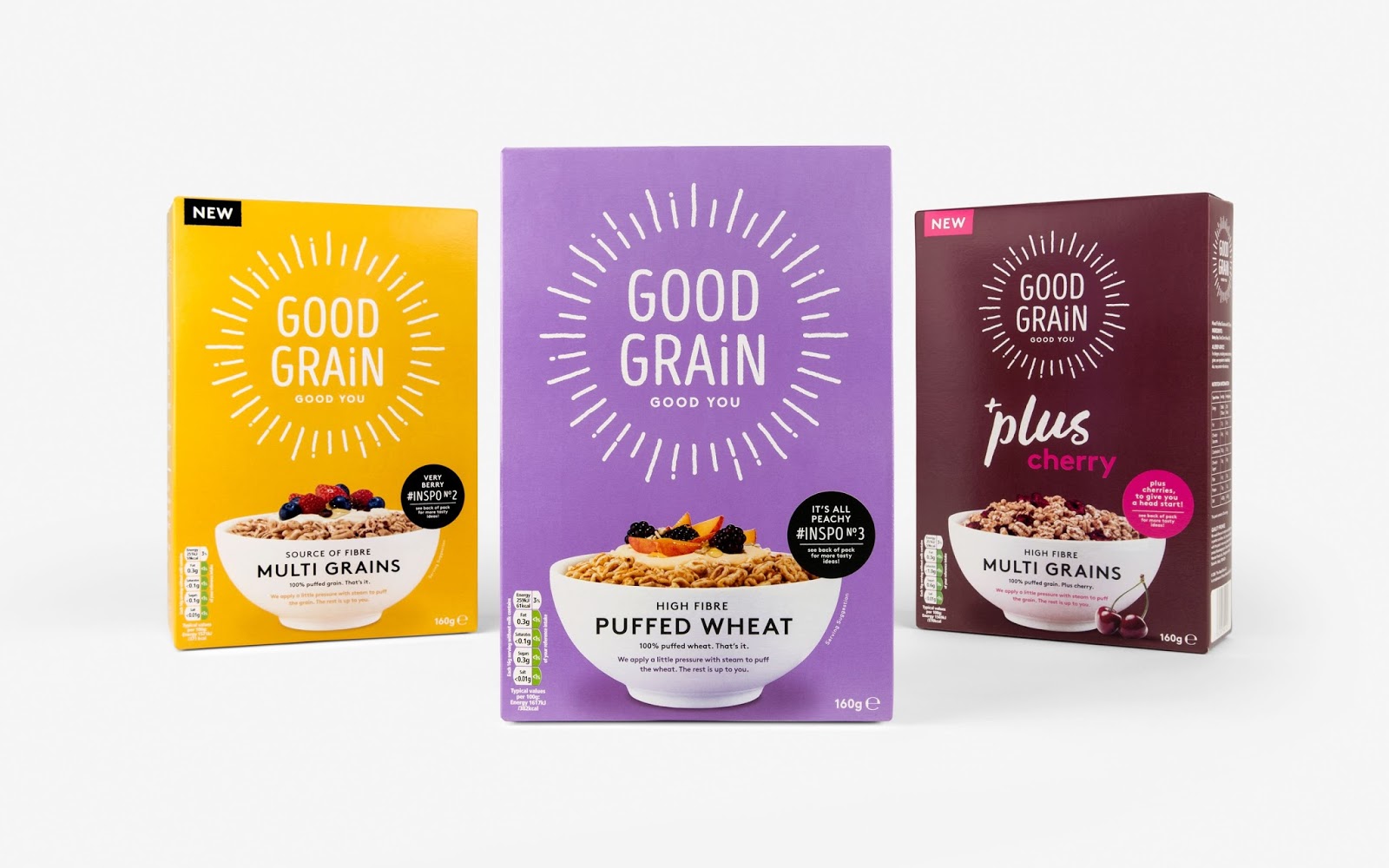 Good Grain Cereal Rebrand on Packaging of the World Creative Package