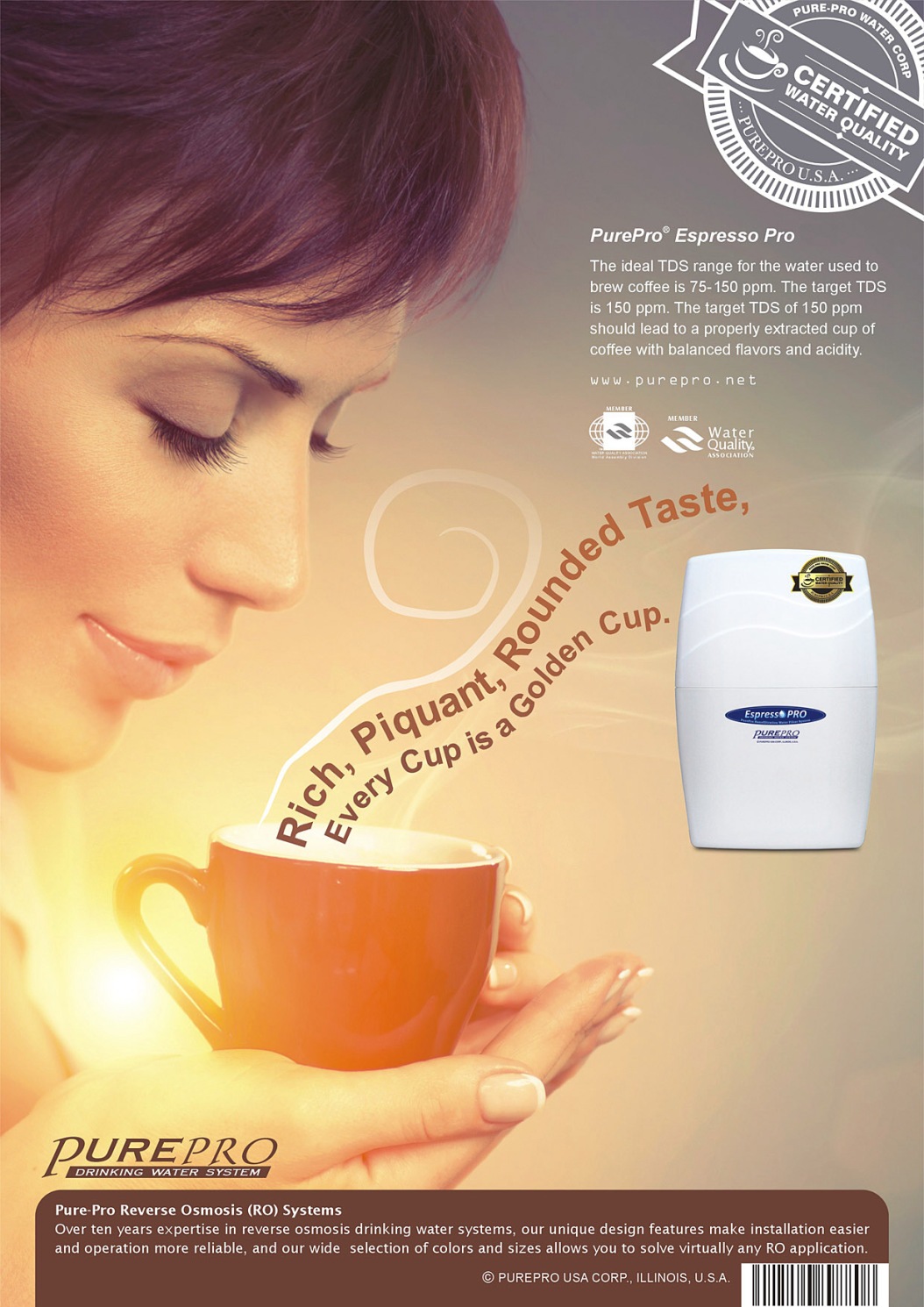 PurePro® Nanofiltration (NF) Water Purification Espresso Pro 100 200 400 GPD