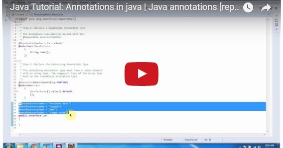 JAVA EE: Java Tutorial: Annotations in java | Java annotations ...