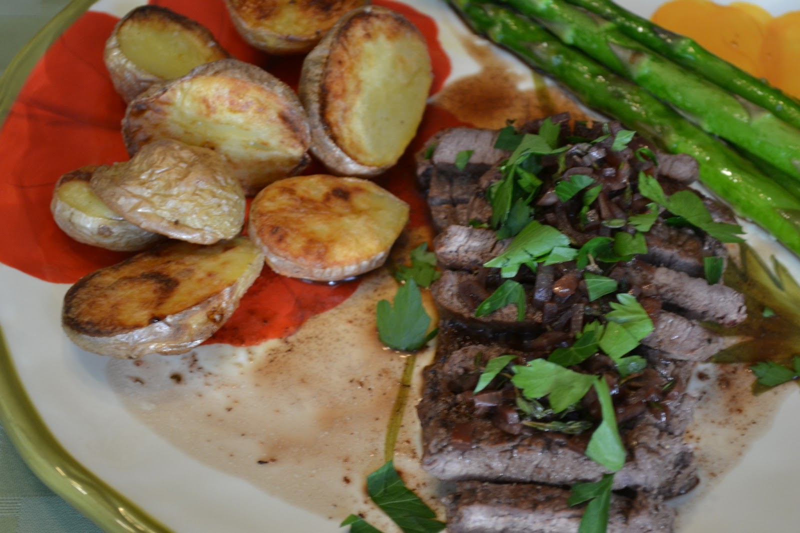 A Taste of Alaska Bistro Steak with Red Wine Sauce