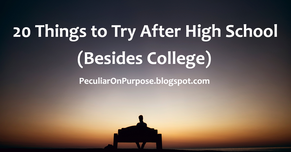 what to do after high school besides college
